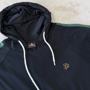 Southpole Black Short Sleeve‎ Hoodie Men's XXL  Kangaroo Pocket Casual